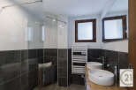 Step into modern luxury with this stunning bathroom.