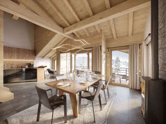 Experience the epitome of alpine luxury in this stunning chalet.