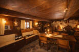 Step into rustic charm with this inviting dining room.