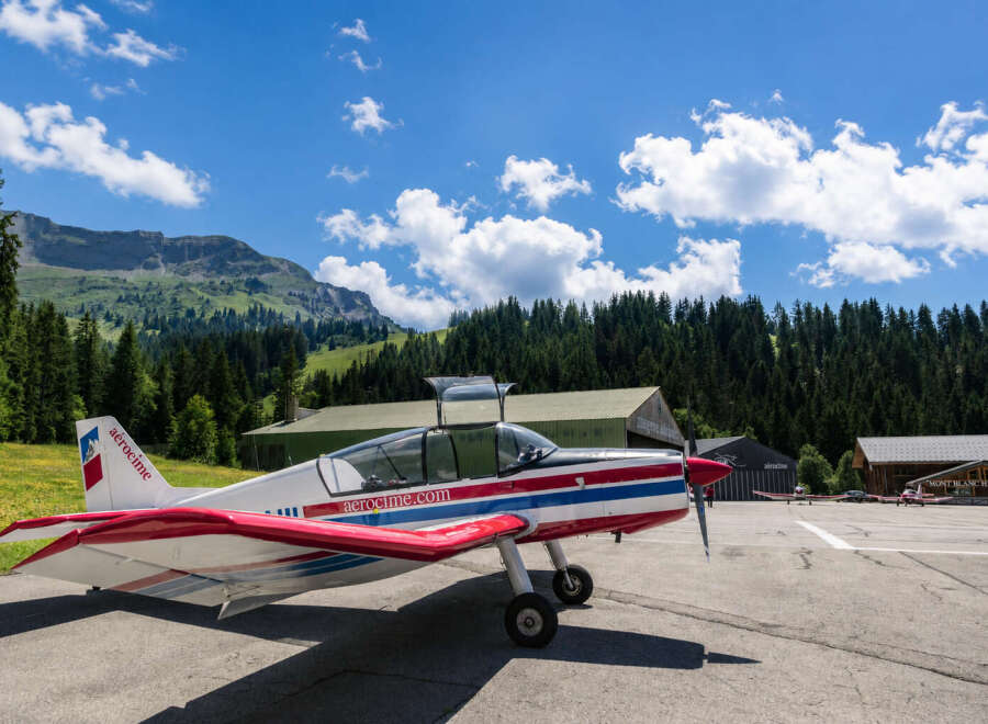 Experience the thrill of flight with this stunning aircraft, perfect for scenic tours and aerial adventures.