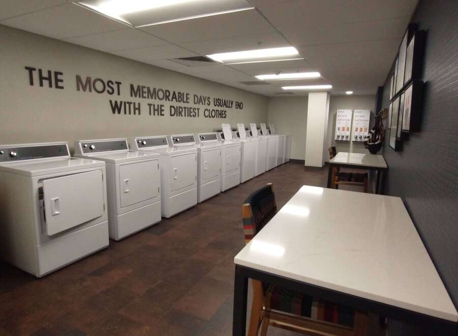 Discover the convenience of on-site laundry facilities in this well-maintained property.