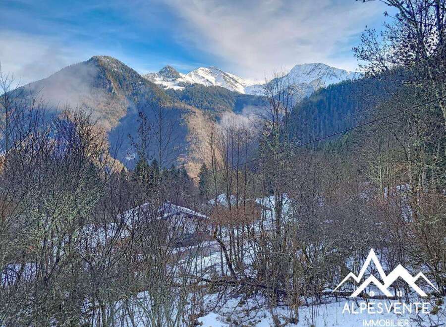 Discover your dream home nestled in the heart of the Alps! This stunning property boasts breathtaking mountain views and a serene, snow-covered landscape.
