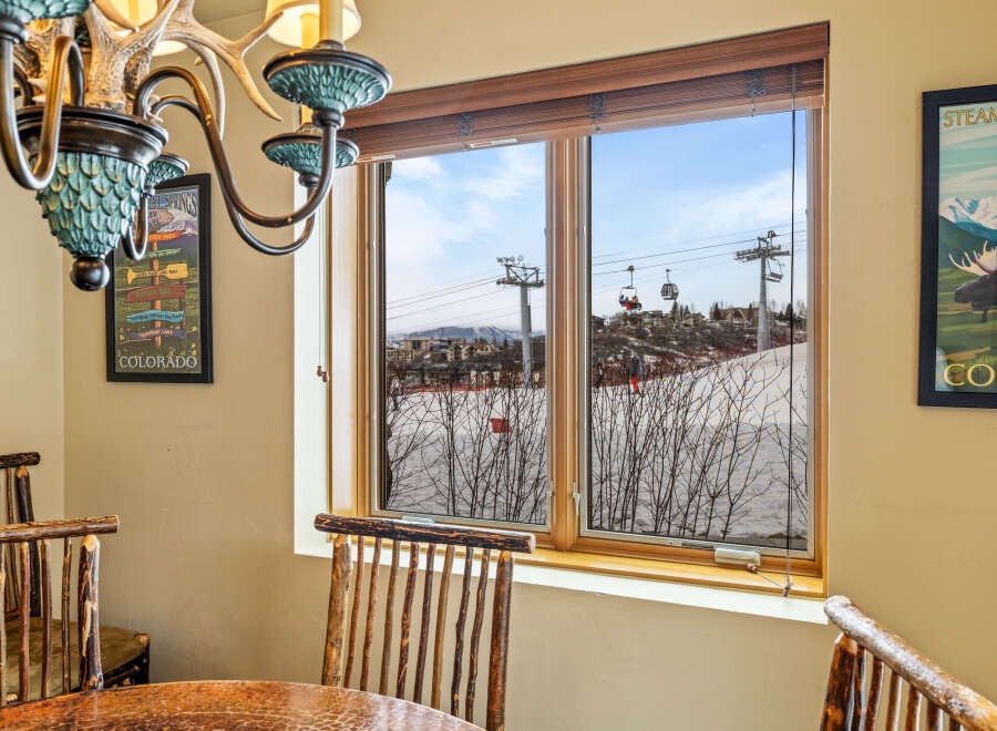Enjoy stunning mountain views from this charming property, perfect for a cozy retreat.