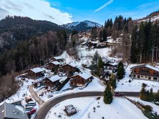 Nestled in a picturesque mountain setting, this stunning property offers a unique blend of luxury and natural beauty.
