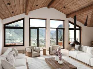 Experience luxury living in this stunning property with breathtaking mountain views.