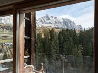 Experience breathtaking mountain views from this stunning property.