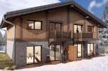 Discover the charm of this stunning alpine property, featuring a beautiful wooden facade and stone base.
