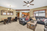 Step into this inviting living space, perfect for both relaxation and entertaining.