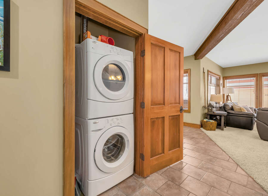 Discover the convenience of in-unit laundry with this stunning property! This home features a modern stacked washer and dryer, making laundry day a breeze.