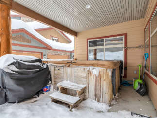 Enjoy the luxury of this property with a private hot tub, perfect for relaxing after a long day.