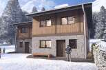 Discover the charm of this stunning mountain chalet, perfectly nestled in a winter wonderland.