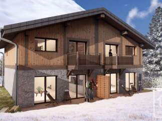 Discover the charm of this stunning chalet, perfectly nestled in a winter wonderland.