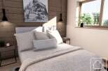 Experience the epitome of comfort in this beautifully designed bedroom.