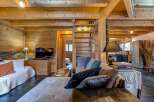 Step into rustic elegance with this stunning wooden cabin.