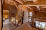 Step into a world of rustic elegance with this stunning wooden interior.