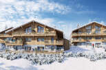 Experience the epitome of alpine living in these stunning wooden chalets.
