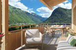 Experience breathtaking mountain views from this stunning property.