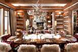 Experience rustic elegance in this stunning dining room, perfect for hosting memorable gatherings.