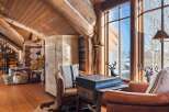 Step into rustic elegance with this stunning log cabin retreat.