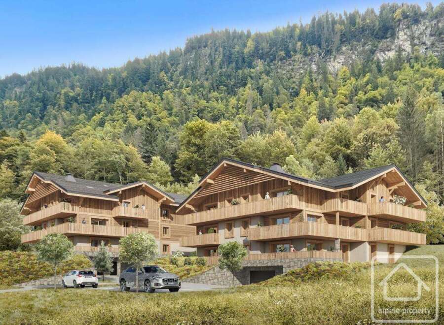 Discover the epitome of alpine living in this stunning property, featuring exquisite wooden architecture and breathtaking mountain views.