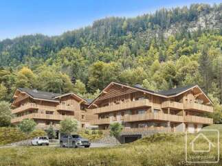 Discover the epitome of alpine living in this stunning property, featuring exquisite wooden architecture and breathtaking mountain views.