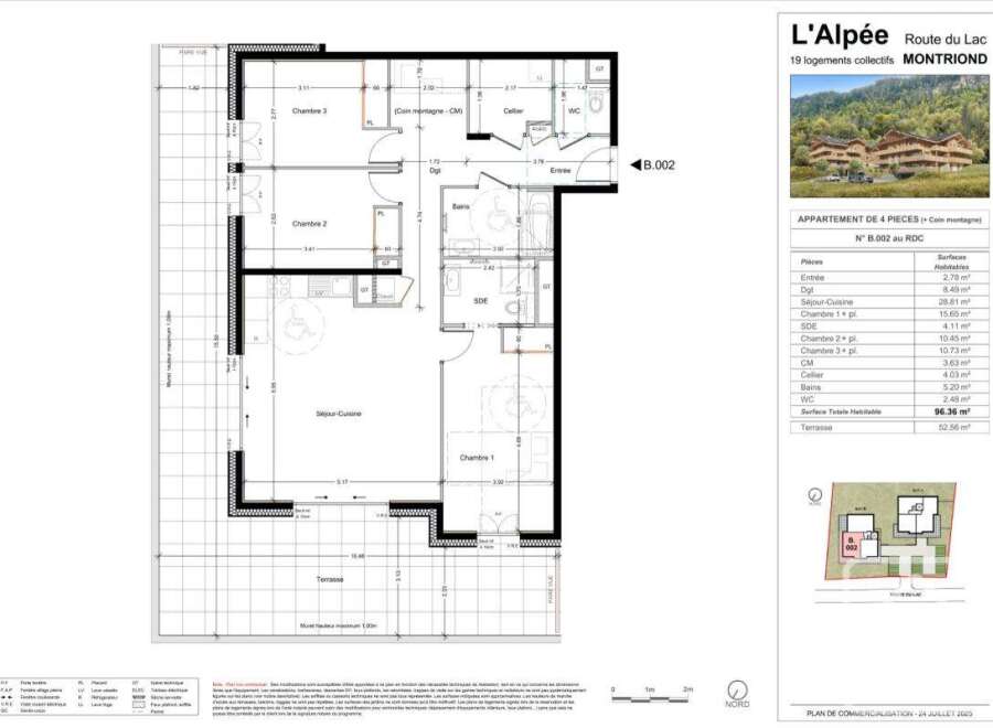 Discover a stunning 4-room apartment in Montriond, part of the L'Alpée residence, offering a perfect blend of comfort and style.