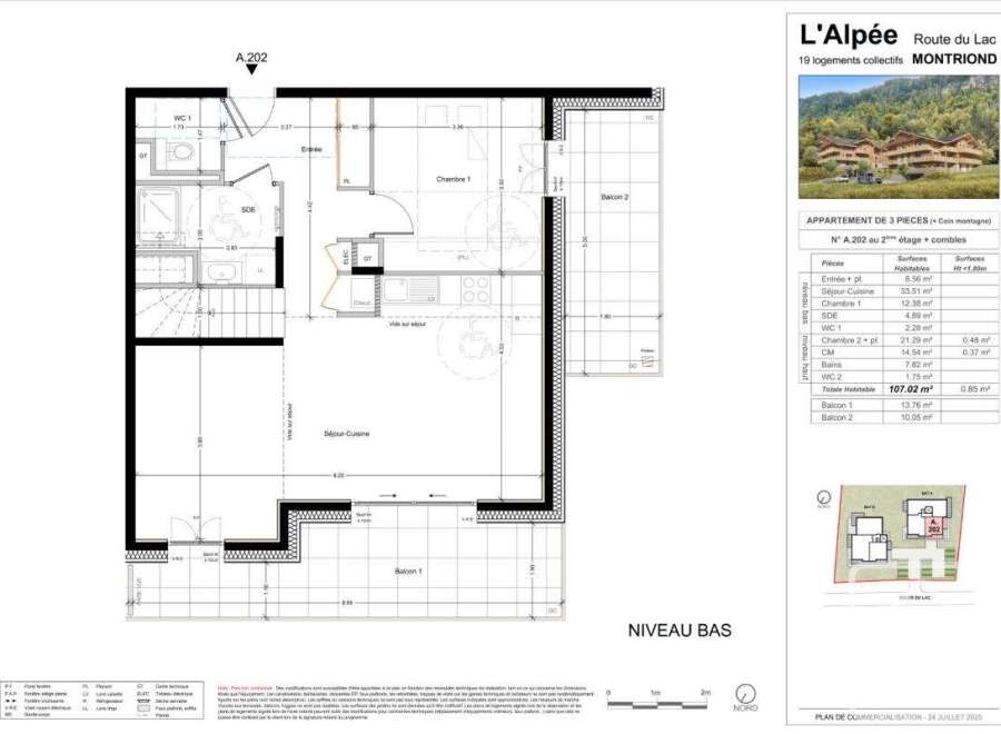 Discover the charm of this apartment located in Montriond, featuring a well-designed layout with a spacious Séjour-Cuisine and comfortable bedrooms.