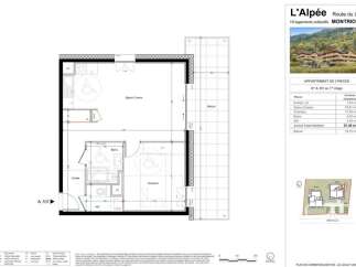 Discover a stunning 2-room apartment in Montriond's L'Alpée residence, offering a comfortable living space of 51.