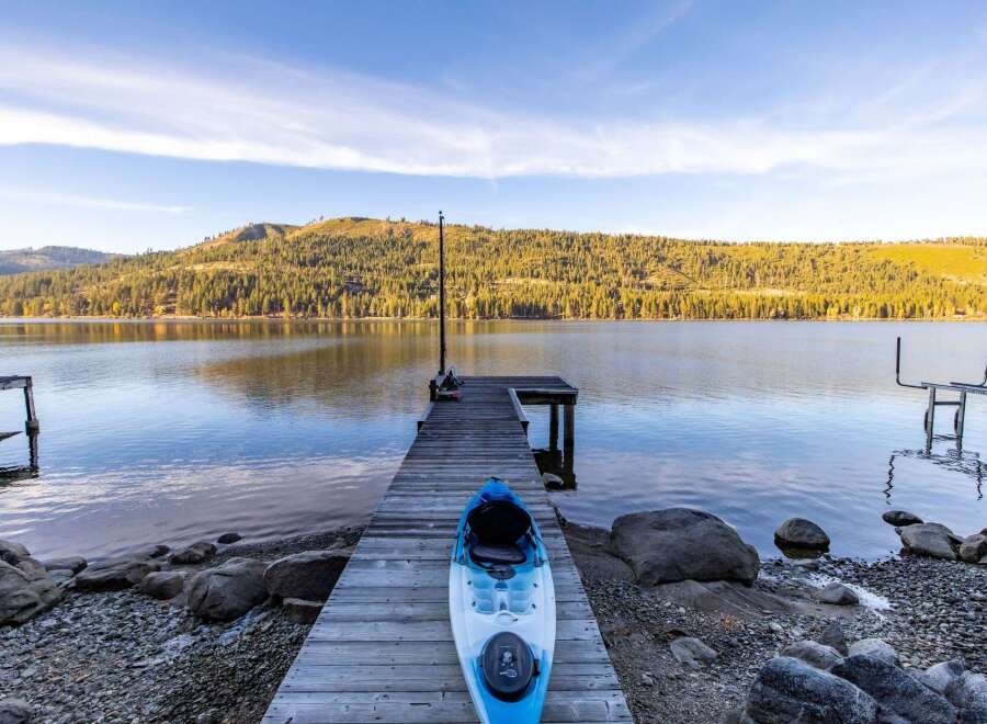 Enjoy serene lakefront living with this stunning property.