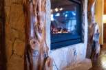 This stunning property boasts a cozy fireplace, perfect for those chilly evenings.