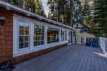 This stunning property boasts a beautiful deck, perfect for enjoying the serene surroundings.