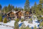 This stunning mountain home offers a luxurious retreat surrounded by nature.