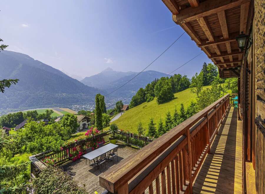 Experience breathtaking mountain views from this stunning property.