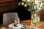 Experience the epitome of luxury and comfort in this exquisite dining setting.