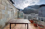 Enjoy breathtaking mountain views from this stunning rooftop terrace.