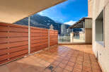 Enjoy breathtaking mountain views from this stunning balcony.