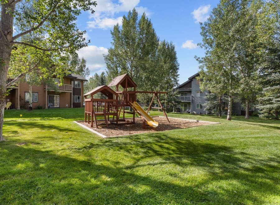 Discover the charm of this property, featuring a delightful playground perfect for family fun.