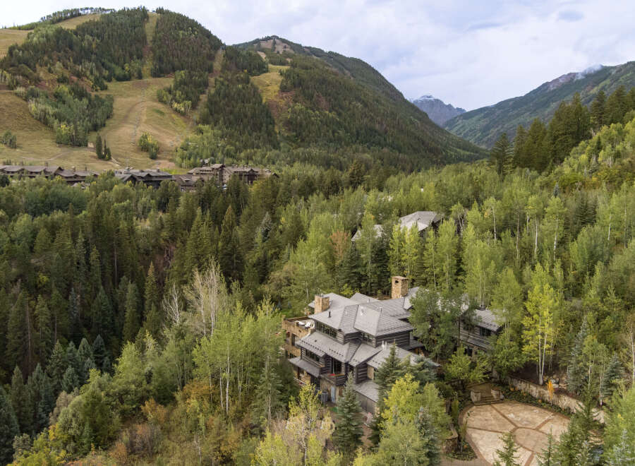 Nestled amidst the lush greenery of the mountains, this stunning property offers unparalleled privacy and tranquility.