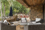 Experience luxury living in this stunning outdoor space, perfect for relaxation and entertaining.