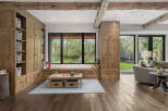This stunning property boasts a beautifully designed playroom, perfect for families.