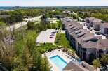 Discover luxury living at this stunning property, featuring modern apartments and a refreshing swimming pool.