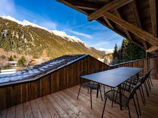 Experience breathtaking mountain views from this stunning property.