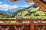 Experience breathtaking mountain views from this charming alpine property.
