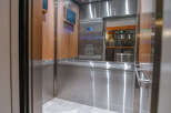 Step into luxury with this elevator, a seamless blend of modern design and functionality.