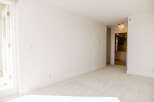 This bright and airy room offers a blank canvas for your design vision.