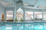 Enjoy a relaxing swim in this indoor pool, perfect for year-round enjoyment.