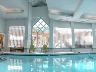 Enjoy a relaxing swim in this indoor pool, perfect for year-round enjoyment.
