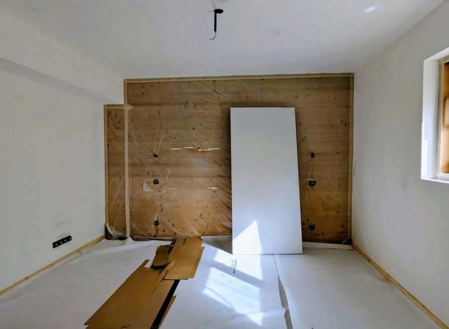 This unfinished room offers a blank canvas for your dream home.