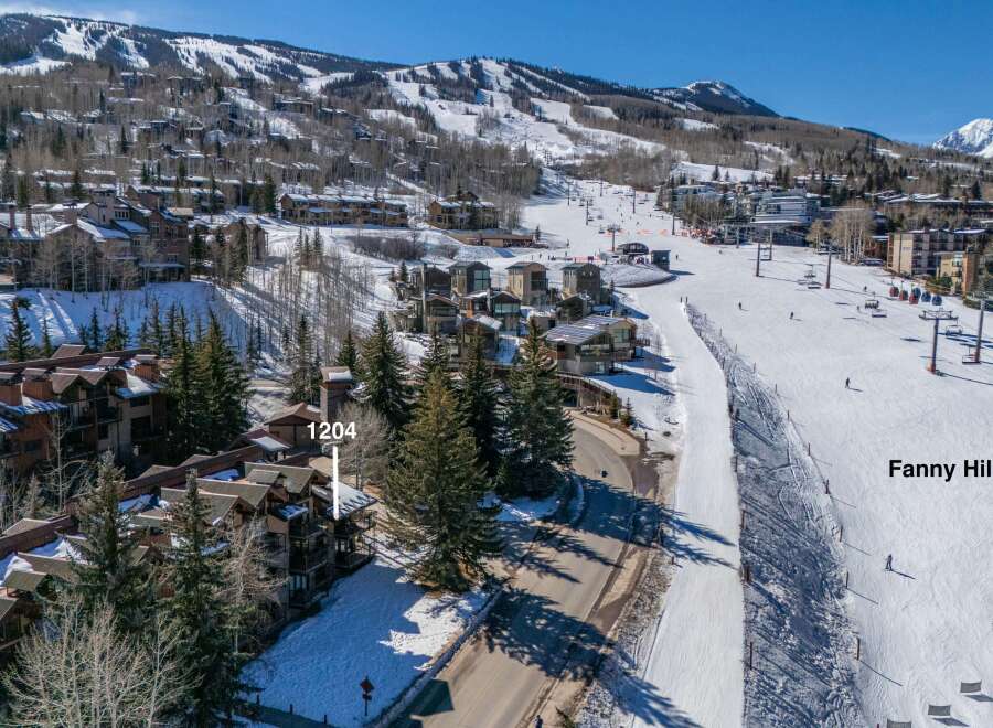 Discover the charm of this stunning property located at 1204, offering breathtaking views of the snowy mountains and Fanny Hill.