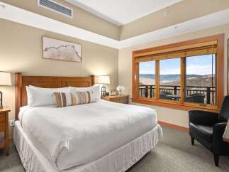 Experience luxury and comfort in this stunning bedroom.